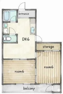 明輝ビル【3階】の間取り