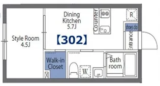 CERES八広【3階】の間取り