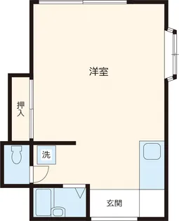 アレイあずま【1階】の間取り