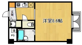 グランドパレス堀川パートII【9階】の間取り