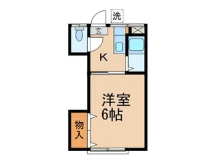 小崎アパ-ト3号棟【1階】の間取り