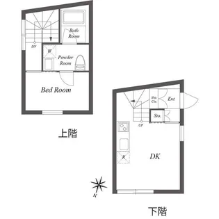 PASEO SANGENJAYA EAST WEST【2階】の間取り