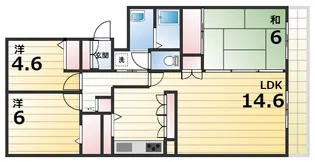 西神中央ウェステージ 壱番館【14階】の間取り