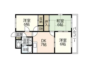 第7森本ビル【1階】の間取り