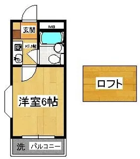 SAP西船橋【1階】の間取り