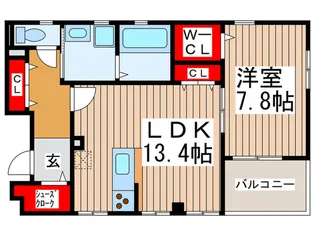 アルティスタIII【2階】の間取り