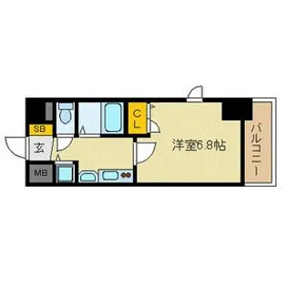 プレサンス千種駅前ネオステージ【5階】の間取り