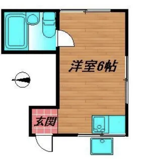 コーポタツミ【1階】の間取り