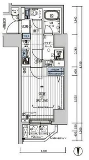 メインステージ錦糸町VIIラピス【11階】の間取り