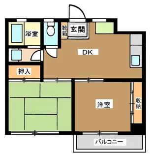 コーポラス加藤【2階】の間取り