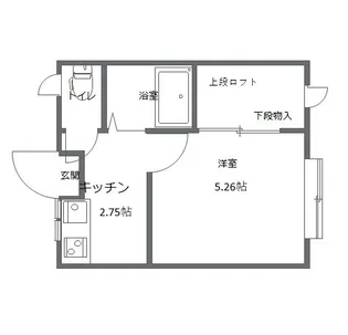 コーポサンコウ東【1階】の間取り