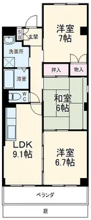 ヴィアーレ緑ヶ丘【3階】の間取り