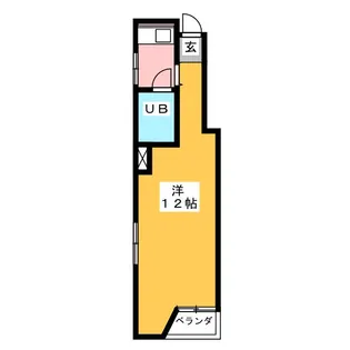 f ビル 金山【2階】の間取り