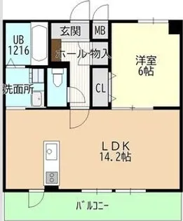 アンベリール【2階】の間取り