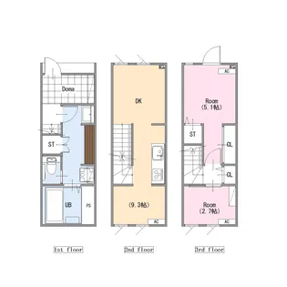 MOK-TERRACE AOIの間取り