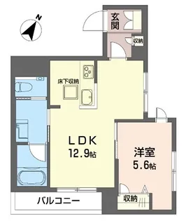 エメ ラ ファミーユ【1階】の間取り