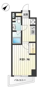 アンソレイユ西日暮里【3階】の間取り