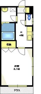 ヴェールメゾン【1階】の間取り