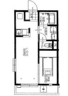 リブコート諏訪町【2階】の間取り