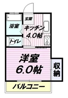 コーポ星【2階】の間取り