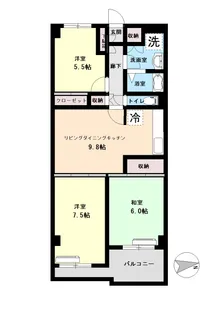 タック本厚木【2階】の間取り