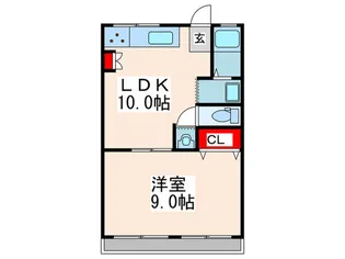 双葉マンション【2階】の間取り