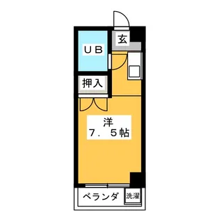 田米開ビル【1階】の間取り