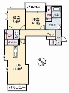 アルネスト【2階】の間取り