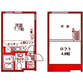ルミエール鹿島田【2階】の間取り