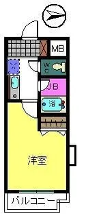 ベルデ堺東【3階】の間取り