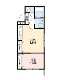 Crecia松島【2階】の間取り