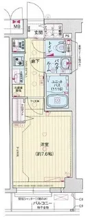 プレサンス ジェネ 赤羽 真正寺坂【2階】の間取り