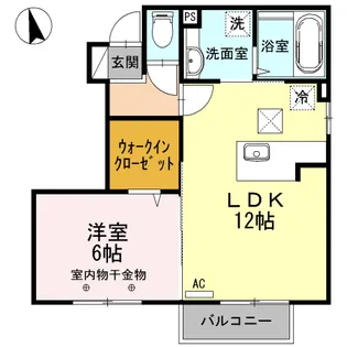 PREVER(プレベール)【1階】の間取り