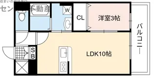 新森グリーンハイツ【2階】の間取り