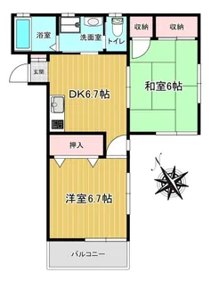 ヴィラージ【2階】の間取り