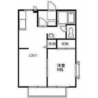 プルミエール今泉 II【1階】の間取り