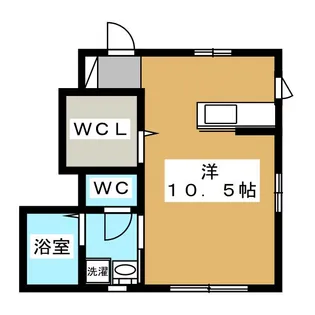サニープレイス【1階】の間取り