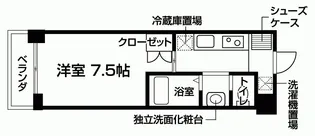 バウスクロス仙台上杉【10階】の間取り