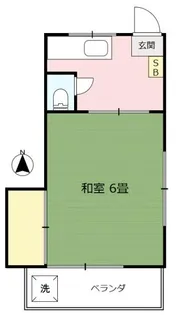 第二豊浴荘【2階】の間取り