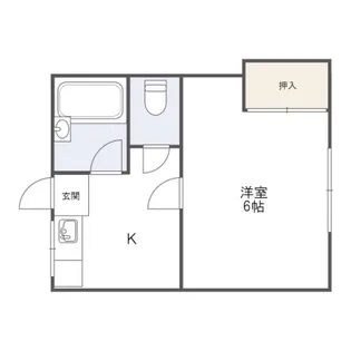 シティハウスセキヤ【1階】の間取り