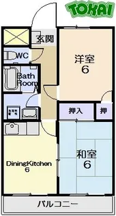 サンモール大津【3階】の間取り