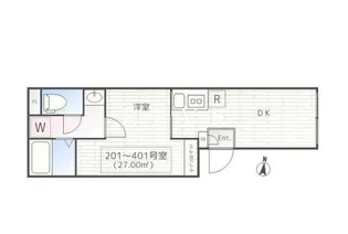 THE PARK EXIA 神楽坂【3階】の間取り