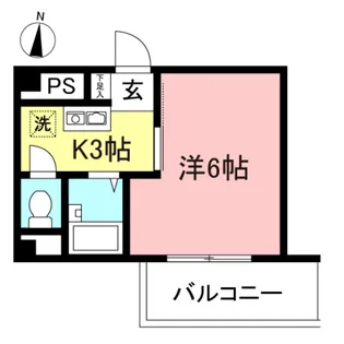 カレッジコートI【2階】の間取り