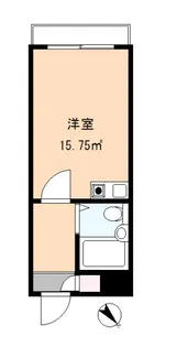 ルーブル新宿【2階】の間取り