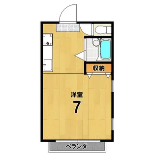メゾン・サンクルー【2階】の間取り