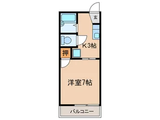 ハイツアメニティ館【1階】の間取り