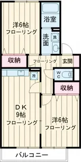 クレストI【1階】の間取り