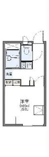 レオパレス陽光【1階】の間取り