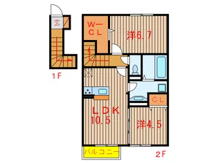 メタセコイア【2階】の間取り