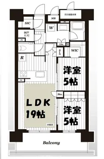グランクレアいいねタウン瑞穂【2階】の間取り